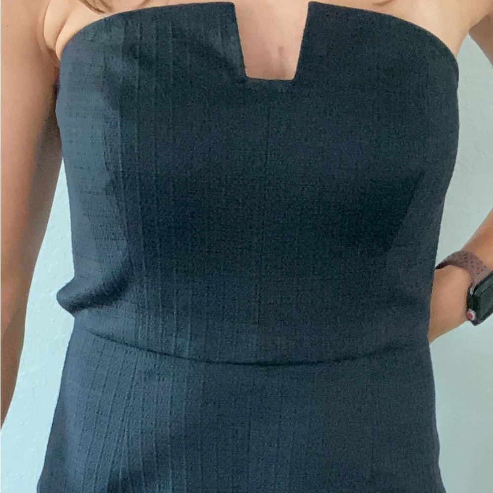 Trina Turk little black dress. Strapless. Notch for cleavage. Stunning